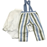 Barcellino Completo 2pz Camicia-Pantalone Bianco per Neonato