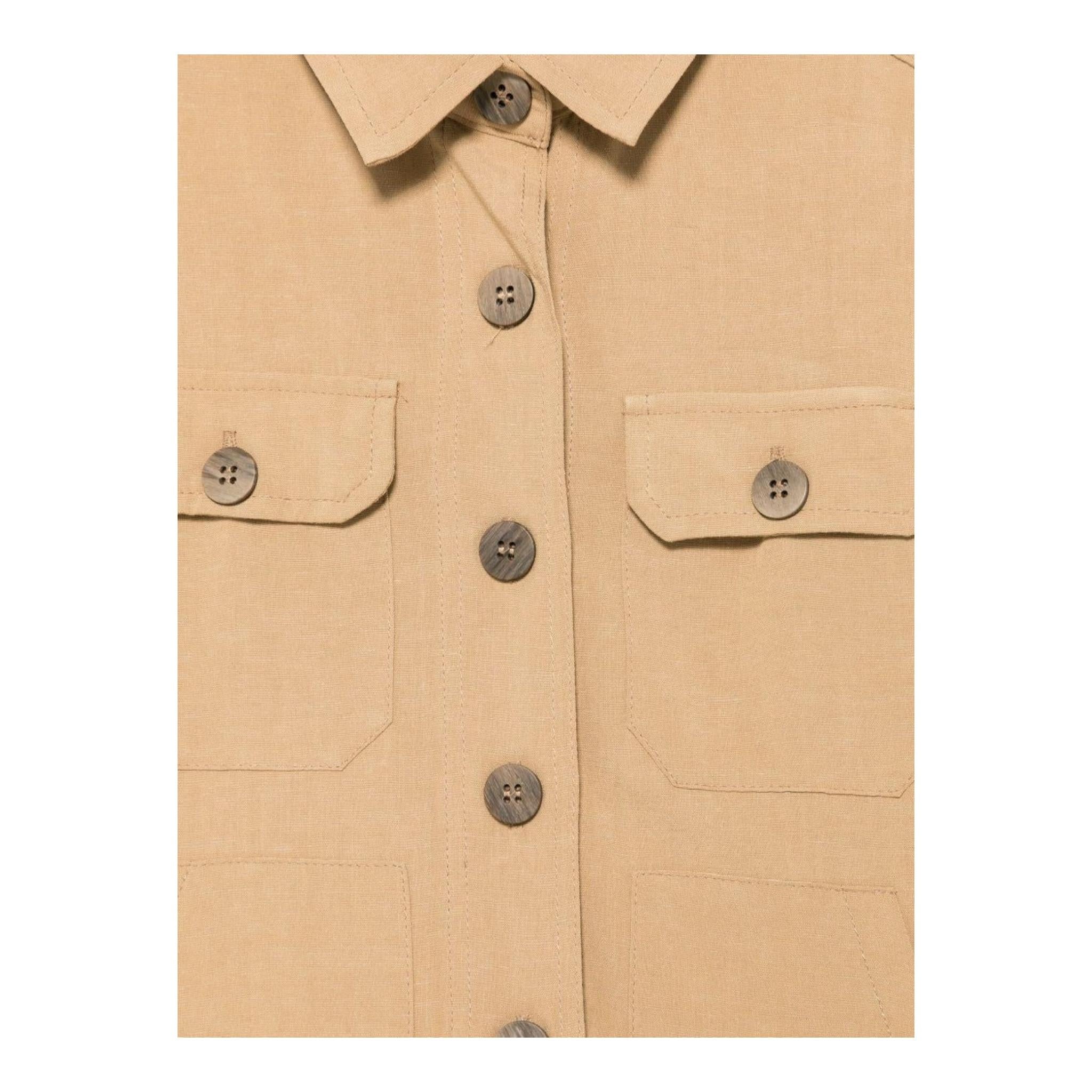 Paolo Pecora Camicia Manica Lunga Tinta Unita per Bambino PP4067X BEIGE PAOLO PECORA 