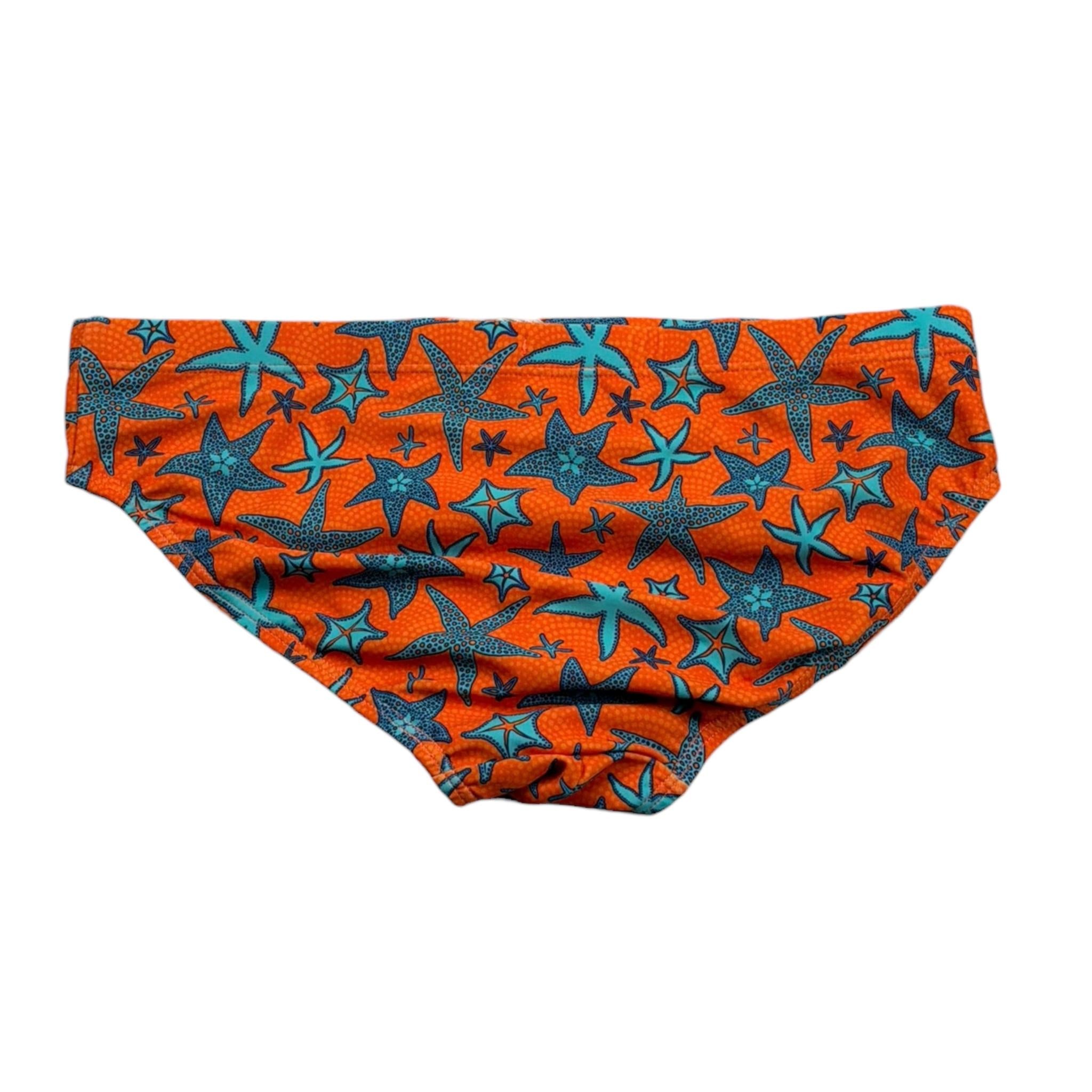 F**K Costume Modello Slip Tinta Unita con Stampa per Bambino FJ25J04SA20X08 ARANCIONE F**K 