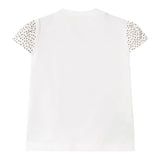 Mayoral T-Shirt Girocollo tinta unita con Stampa Orso Bianco per Neonata 1070X BIANCO MAYORAL 