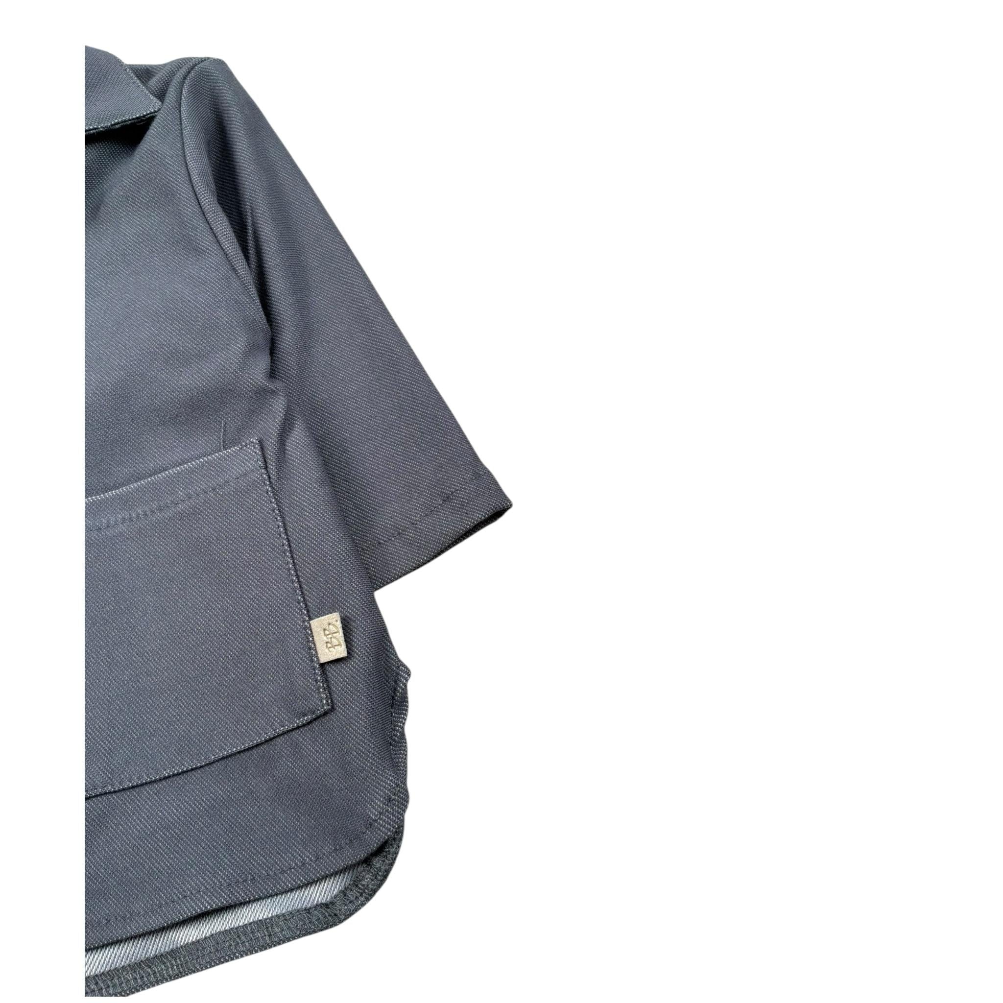 Bamboom+Babies Camicia Manica Lunga Tinta Unita per Neonato 807 BLU BAMBOOM+BABIES 