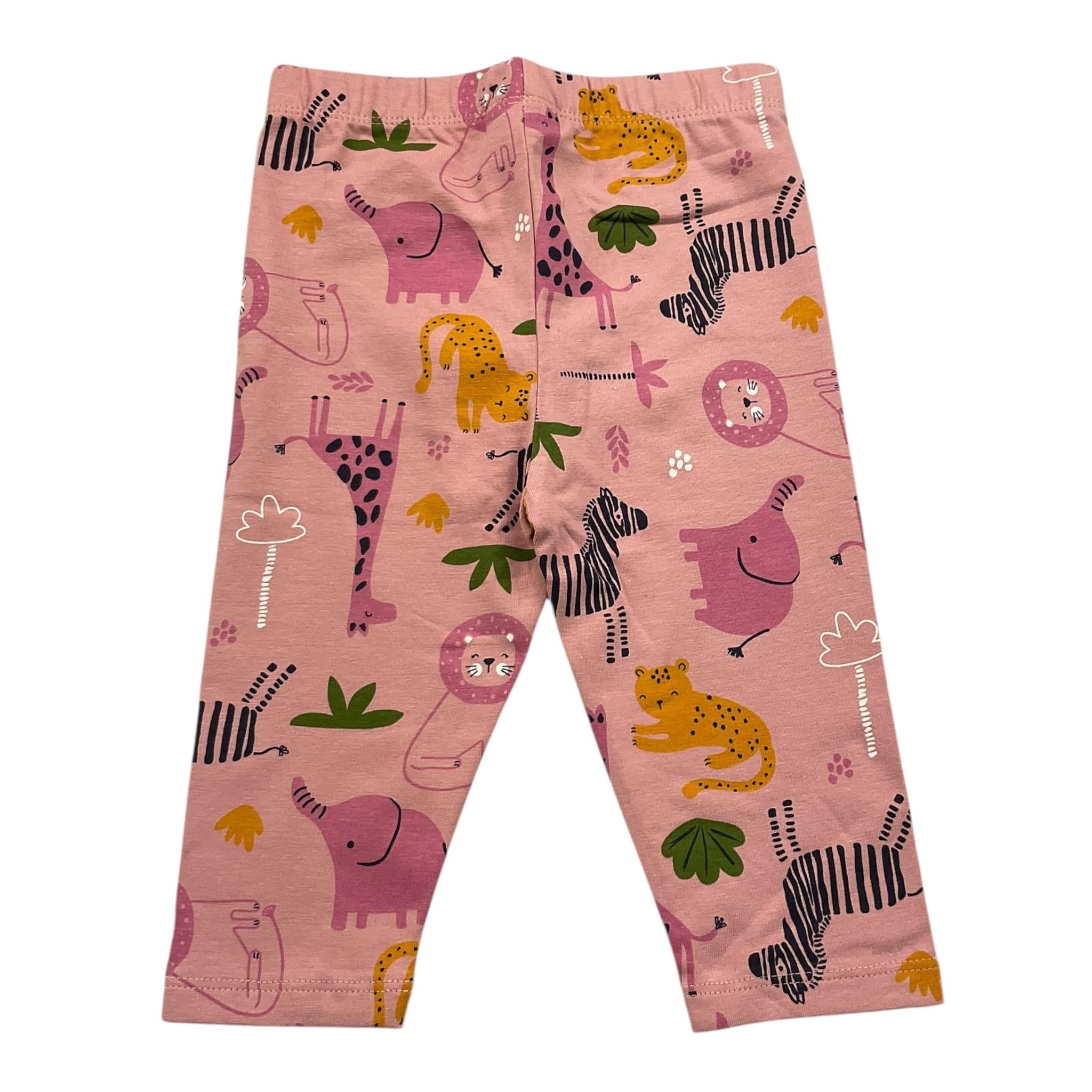 LOSAN leggins tinta unita con stampa in contrasto Rosa per Bambina LBGA0401J ROSA LOSAN 