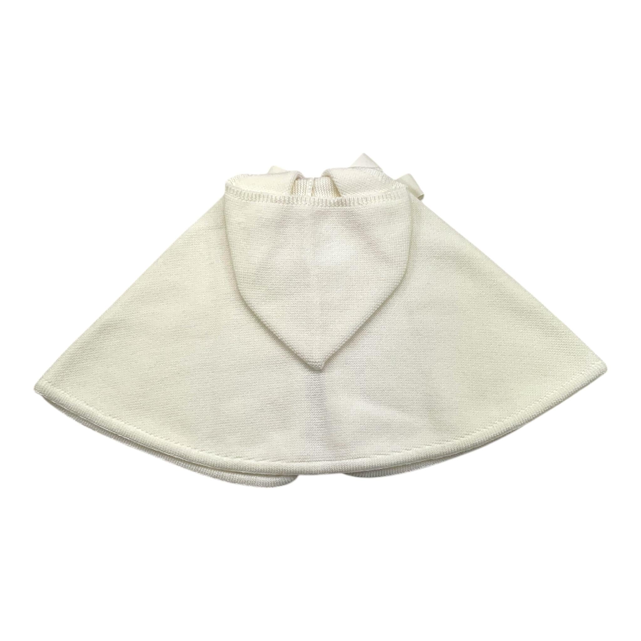 PAZ RODRIGUEZ mantella tinta unita con cappuccio Panna per Neonata 019111855 PANNA PAZ RODRIGUEZ 