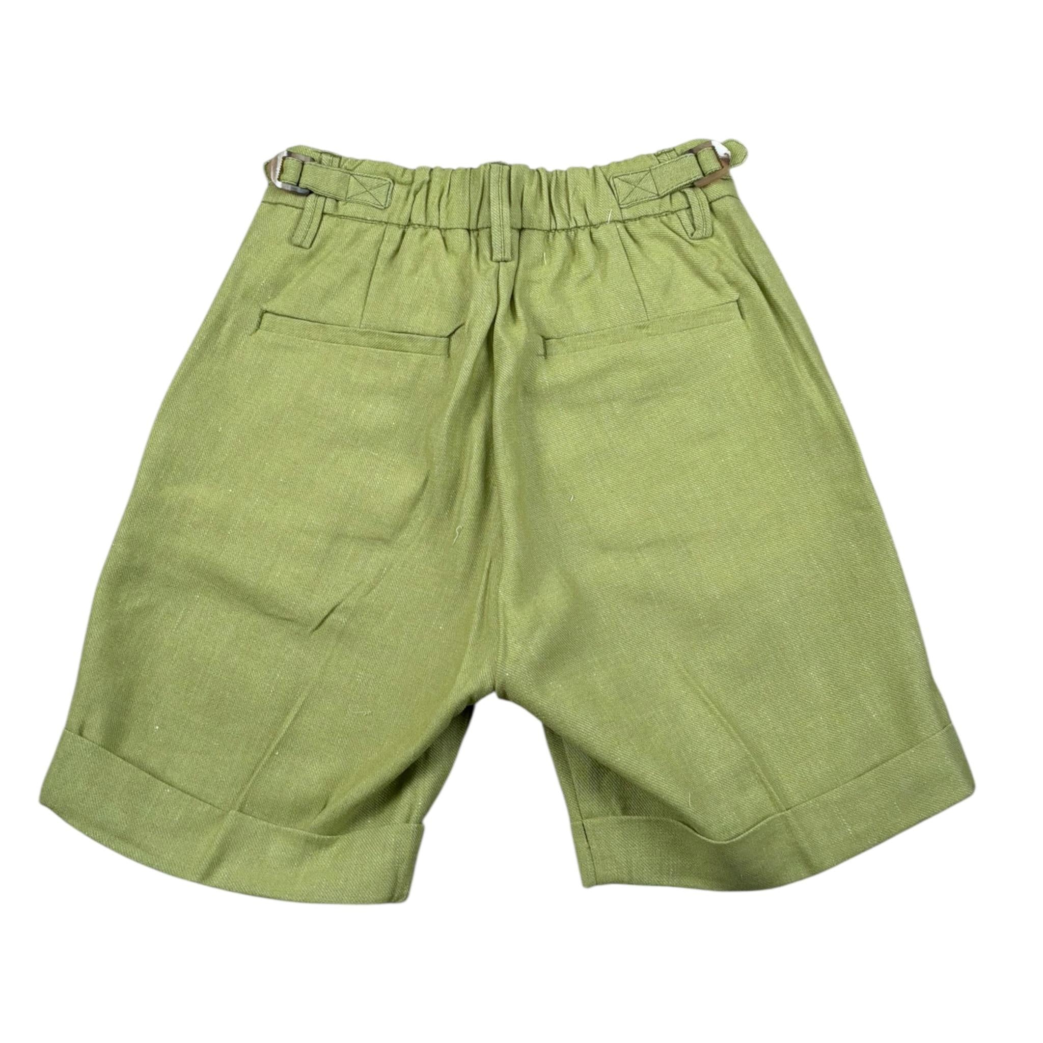 Jeckerson Bermuda Tinta Unita con Elastico In Vita per Bambino J3873 VERDE JECKERSON 