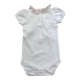 Ninnaoh Completo Body-Gonna Bicolore Bianco/Rosa per Neonata