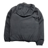 Cesare Paciotti Schlichte Reißverschlussjacke mit Kapuze Schwarz für Jungen