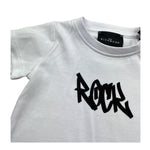 John Richmond T-Shirt Girocollo Tinta Unita con Stampa per Neonato RIP26055TS BIANCO JOHN RICHMOND 