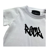 John Richmond T-Shirt Girocollo Tinta Unita con Stampa per Neonato RIP26055TS BIANCO JOHN RICHMOND 