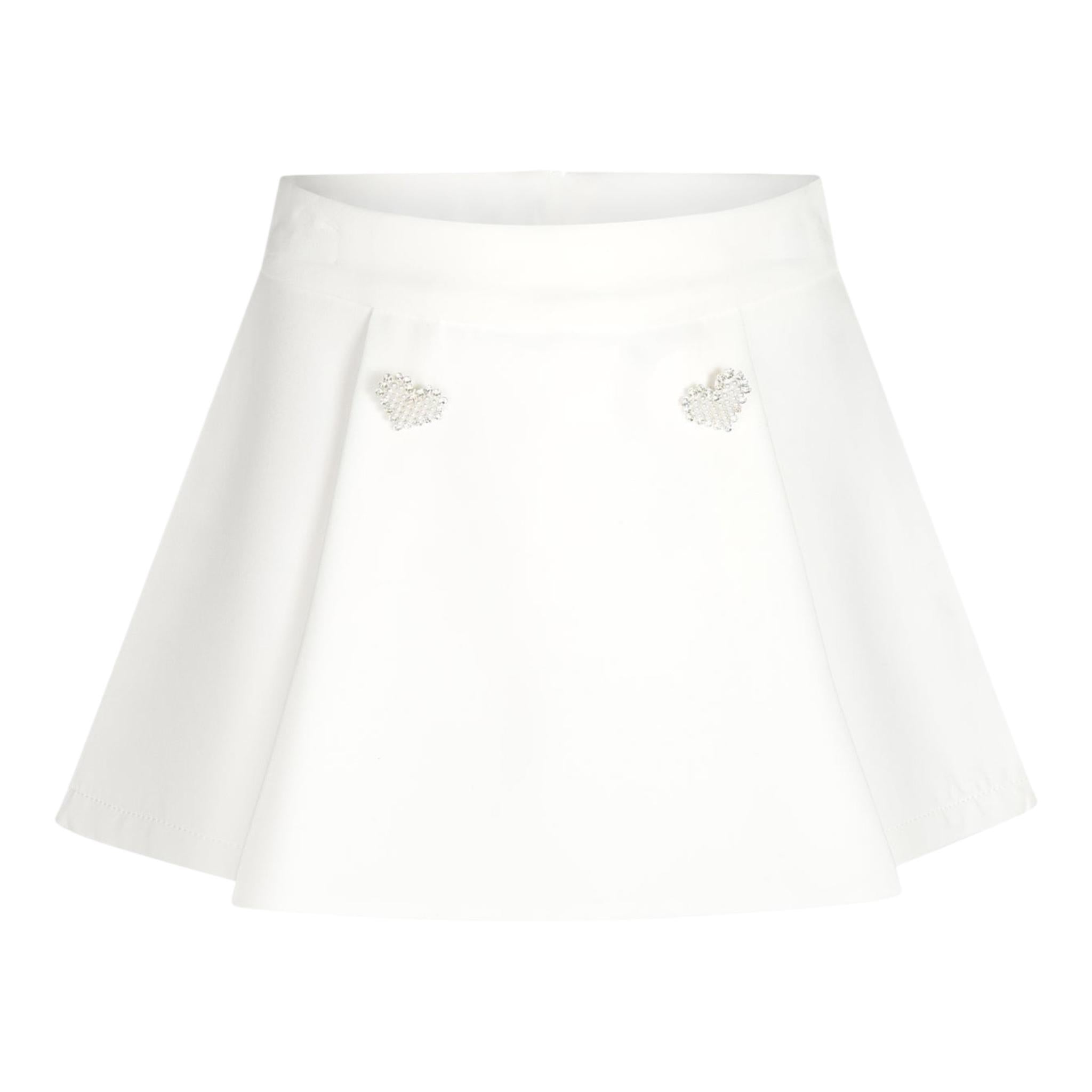 Fun & Fun Short Modello Gonna Tinta Unita per Bambina FNCBSO14042J PANNA FUN & FUN 