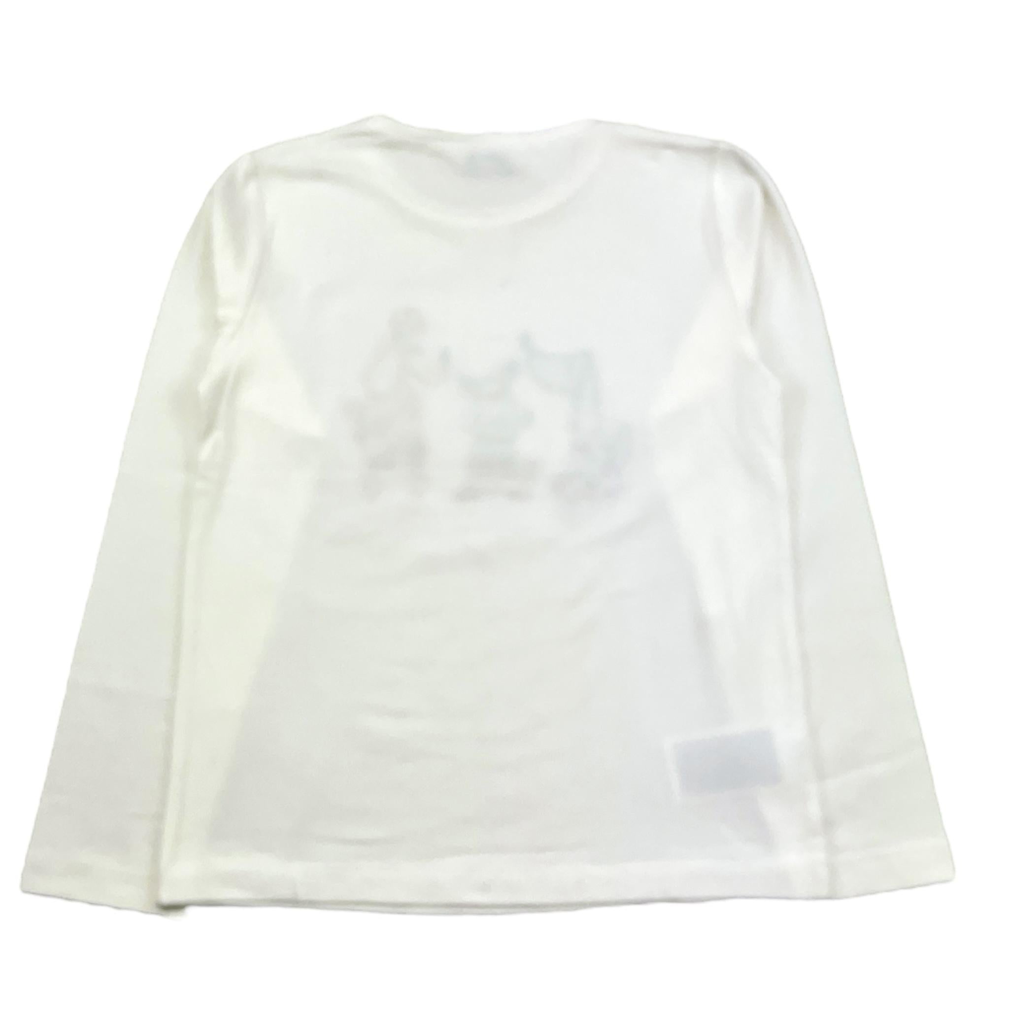 MAYORAL shirt girocollo tinta unita con stampa in contrasto Bianco per Bambina 4070J BIANCO MAYORAL 