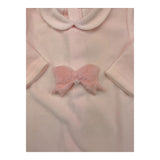 NINNAOH tutina tinta unita con applicazione Rosa per Neonata I2412T ROSA NINNAOH 