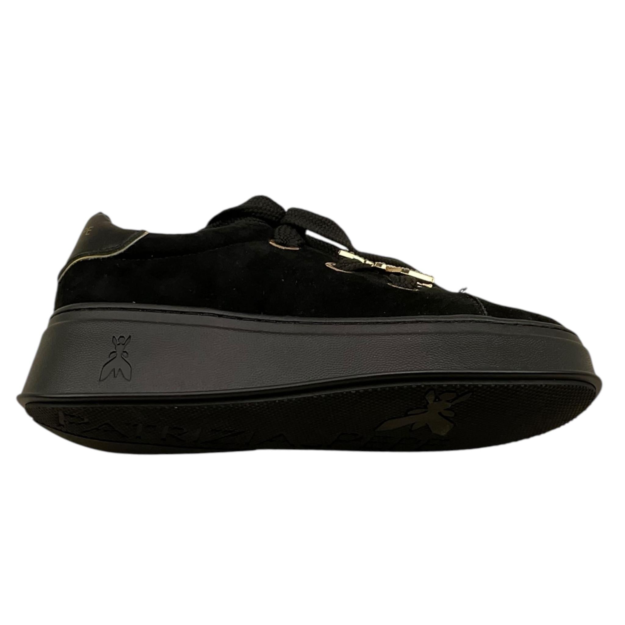 PATRIZIA PEPE sneakers tinta unita lacci e applicazione Nero per Bambina PPJ885 NERO PATRIZIA PEPE 