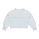 Il Gufo Giubbino In Denim Tinta Unita per Bambina P25GR232J0052 AZZURRO IL GUFO 