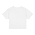 Levi'S T-Shirt Girocollo Tinta Unita con Logo per Bambina 3E0220 BIANCO LEVI'S 