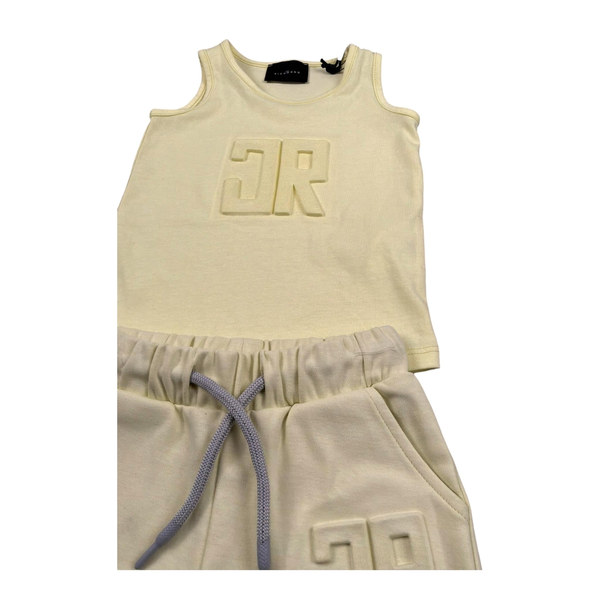 John Richmond Completo 2 Pezzi Canotta-Bermuda Tinta Unita per Neonato RIP26005CJ GIALLO JOHN RICHMOND 