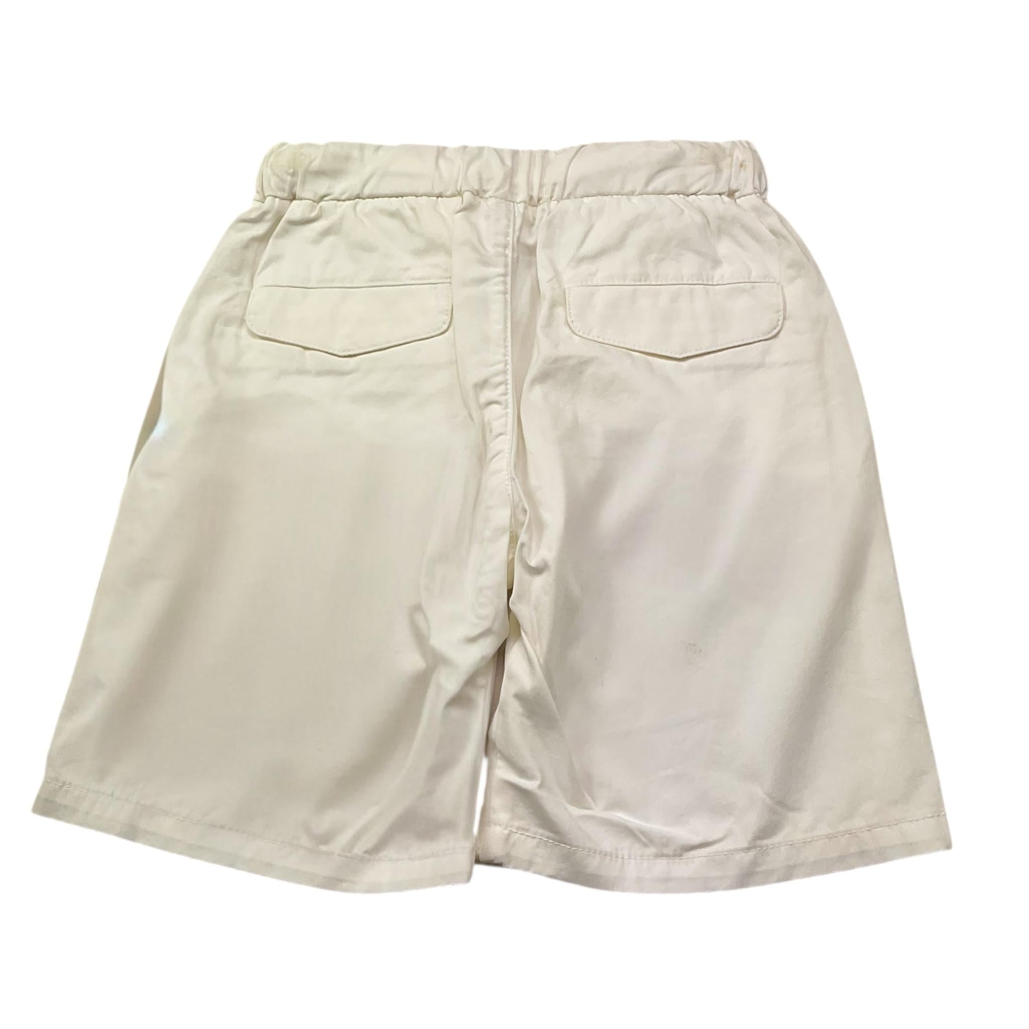 Sun68 Bermuda Tinta Unita con Elastico In Vita per Bambino CPB35306 PANNA SUN68 