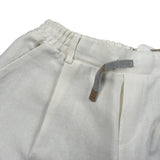 Eleventy Bermuda Tinta Unita con Elastico In Vita per Bambino EW6P59X PANNA ELEVENTY 