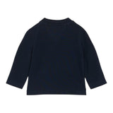 Tommy Hilfiger Shirt Girocollo Tinta Unita con Stampa per Neonato KN0KN01965 BLU TOMMY HILFIGER 