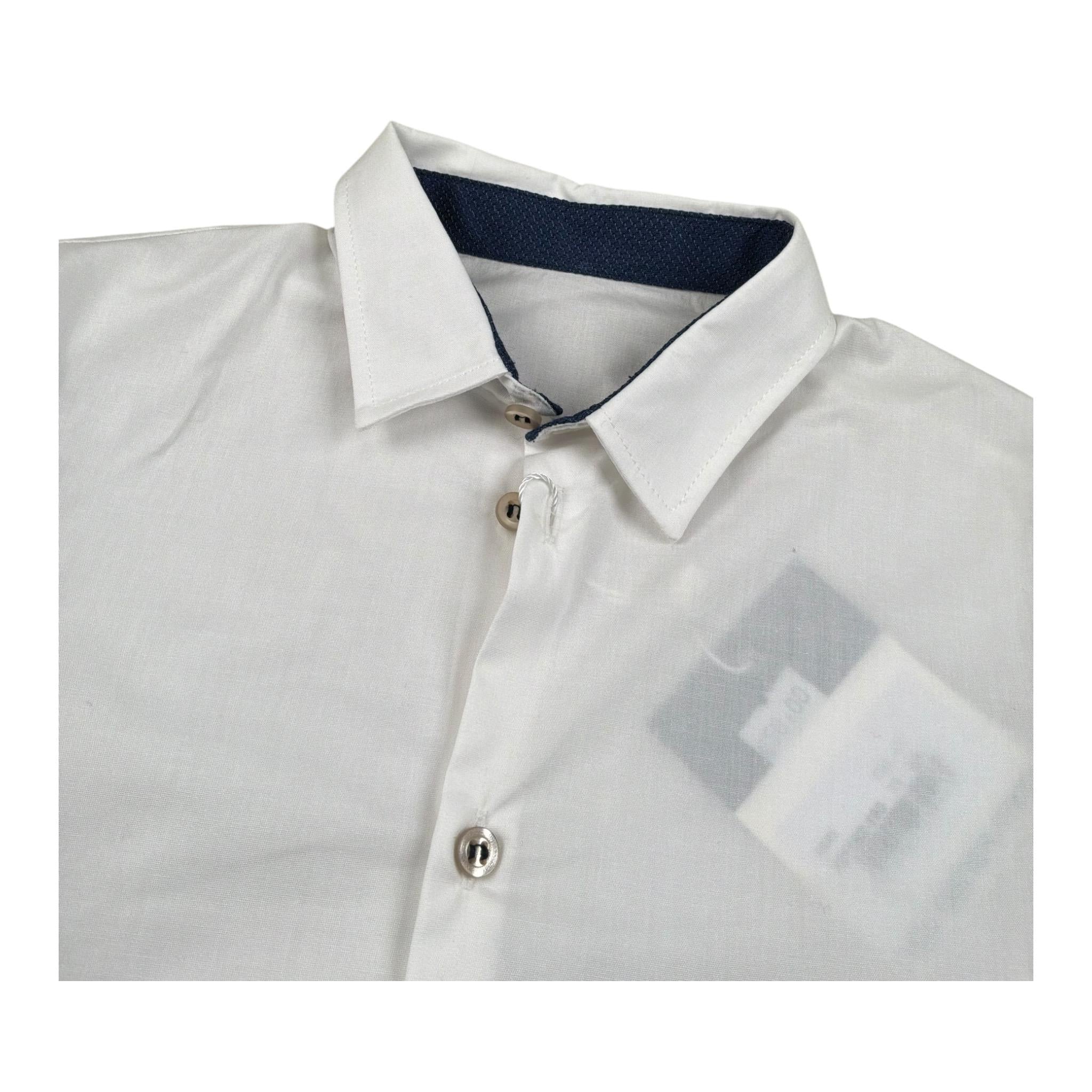 New Gereration Camicia Manica Lunga tinta unita Bianco per Bambino 221152 BIANCO NEW GERERATION 
