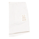 Moschino Bermuda Fantasia A Righe per Neonato MUQ01D BIANCO/BEIGE MOSCHINO 