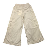 Meimeij Pantalone Tinta Unita Modello Palazzo Panna Per Bambina