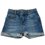 Liu Jo Short Tinta Unita In Denim per Bambina JA5068 BLU LIU JO 