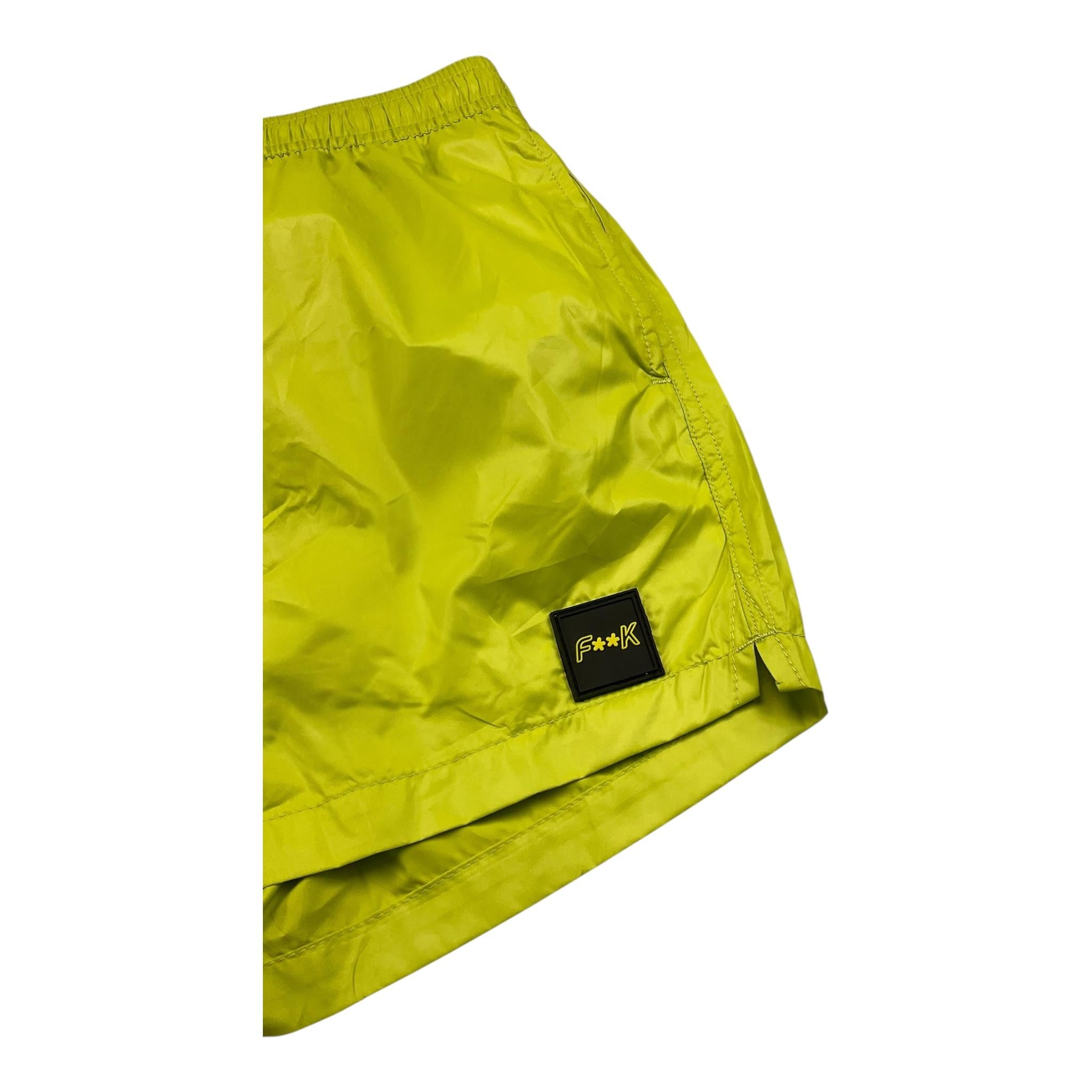 F**K Costume Tinta Unita con Logo per Bambino FJ25J01BU02LI VERDE F**K 