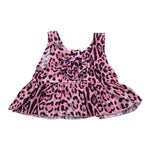 4Giveness Top Tinta Unita con Fantasia Maculata per Neonata FGCN3956 ROSA 4GIVENESS 