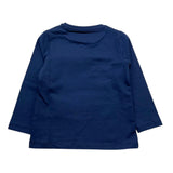 Guess Shirt Girocollo Tinta Unita con Logo per Neonata K5RI04K6YW4 BLU GUESS 