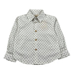 Pure Firenze Camicia Manica Lunga Fantasia A Righe per Neonato PC03177X BIANCO PURE FIRENZE 