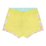 Stella Mccartney Short Tinta Unita Con Profili In Contrasto Giallo Per Bambina
