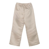Twinset Pantalone Tinta Unita Con Elastico In Vita Beige Per Bambina