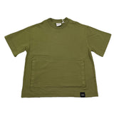 Aspesi T-Shirt Girocollo Tinta Unita  per Bambino S25038TSM7038 VERDE ASPESI 