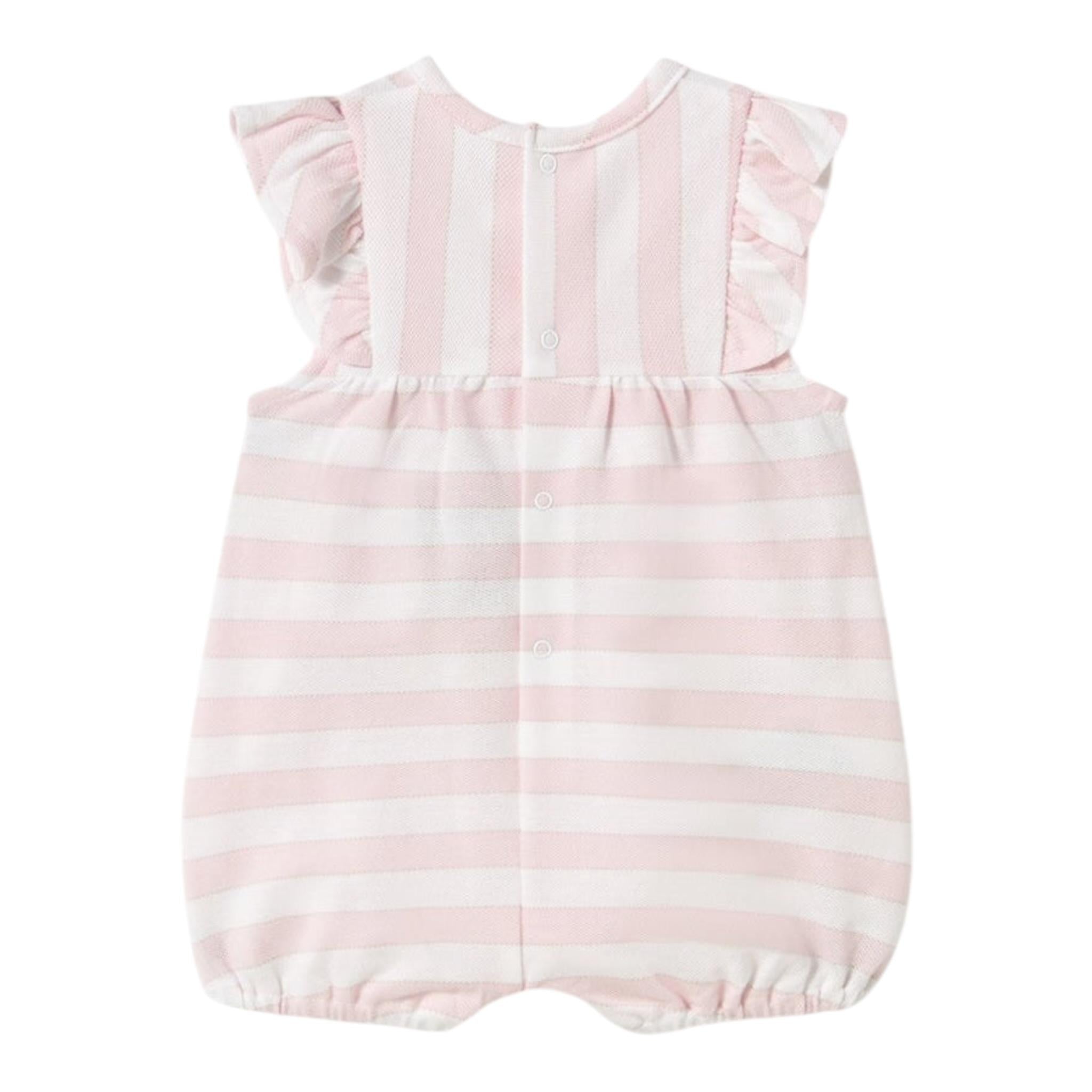 Mayoral Set 2 Pagliaccetti Bicolore per Neonata 1749XX ROSA/PANNA MAYORAL 