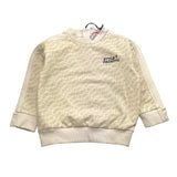 CESARE PACIOTTI felpa tinta unita girocollo logata Panna per Bambino MFP5302BX PANNA CESARE PACIOTTI 
