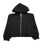 U+è BY MISS GRANT felpa con zip e cappuccio tinta unita Nero per Neonata UE1618N NERO U+è BY MISS GRANT 