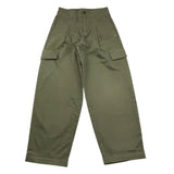 DONDUP pantalone tinta unita con tasche a filo Verde per Bambino DFPA007 VERDE DONDUP 