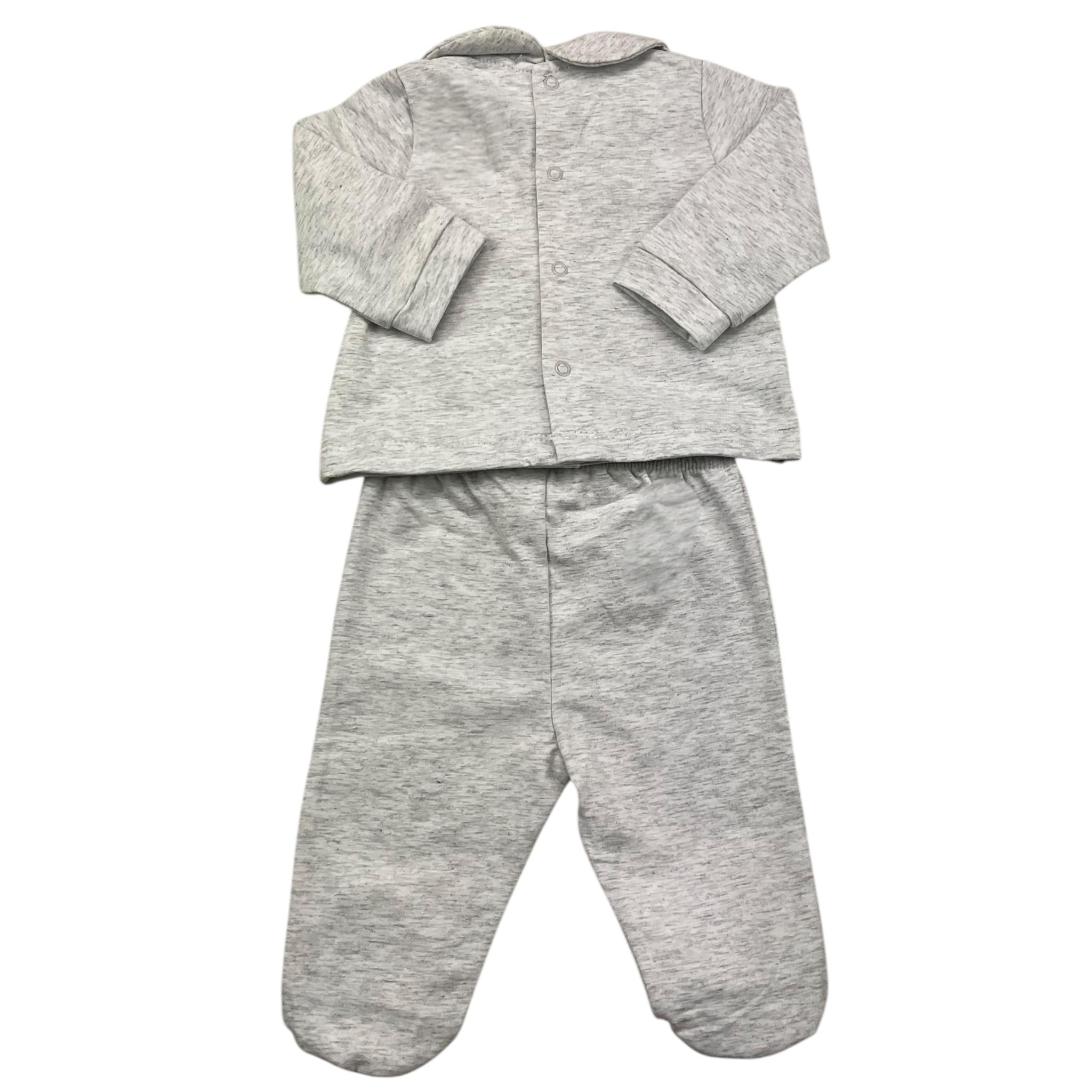 NANAN completo 2 pezzi shirt-ghettina tinta unita Grigio per Neonato AI2301001GR GRIGIO NANAN 