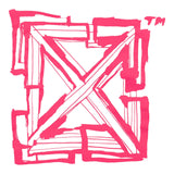 Off-White Felpa Tinta Unita Con Cappuccio Logata Rosa Per Bambina
