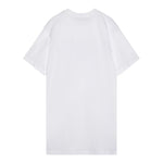 Dsquared2 T-Shirt Girocollo Tinta Unita con Stampa per Bambina DQ2714 BIANCO DSQUARED2 