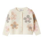 IL GUFO maglia girocollo tinta unita con ricami Panna per Neonata A24GF2438EM220N PANNA IL GUFO 