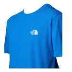 The North Face T-Shirt Girocollo Tinta Unita con Stampe per Bambino NF0A8DRPT4S BLU THE NORTH FACE 