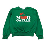 Gaelle Felpa tinta unita con Stampa Verde per Bambina 2745F00488 VERDE GAELLE 