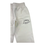 ICEBERG pantalone tuta tinta unita con stampa Bianco per Bambino PFICE5316J BIANCO ICEBERG 