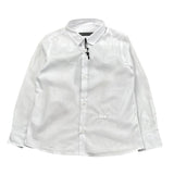 Daniele Alessandrini Camicia Manica Lunga Tinta Unita con Stampa per Bambino 1295C00084J BIANCO DANIELE ALESSANDRINI 