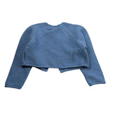 Le Coconne Coprispalle Tinta Unita per Neonata LCN2117 BLU LE COCONNE 