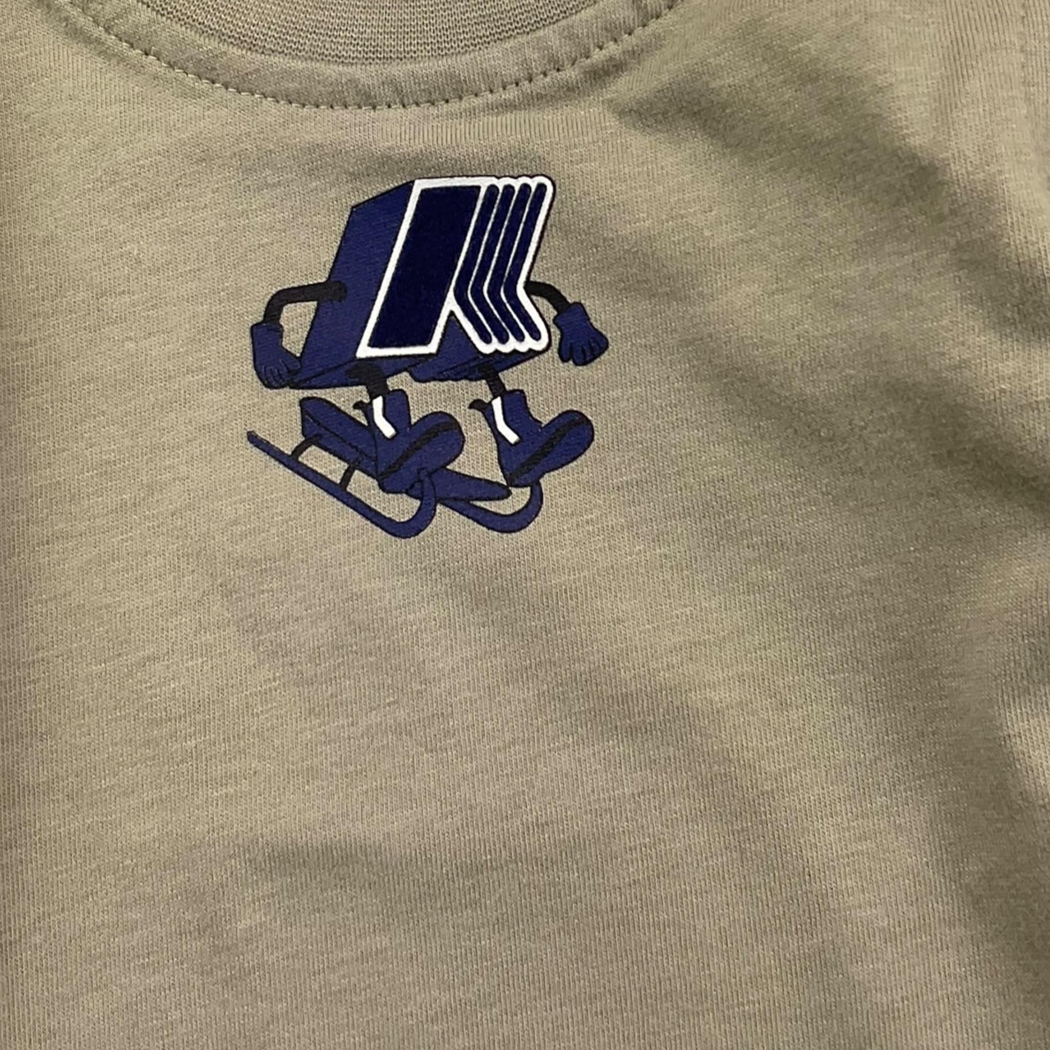 K-WAY shirt girocollo tinta unita con logo Verde per Neonato K8143CW VERDE K-WAY 