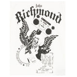 John Richmond T-Shirt Girocollo Tinta Unita con Stampa per Bambino RBP25058TS BIANCO JOHN RICHMOND 