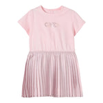 Michael Kors Abito Mezza Manica con Gonna In Contrasto per Neonata R30308XX ROSA MICHAEL KORS 