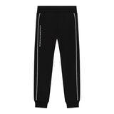 Dkny Pantalone Tuta Tinta Unita Con Stampa Logo Nero Per Bambino